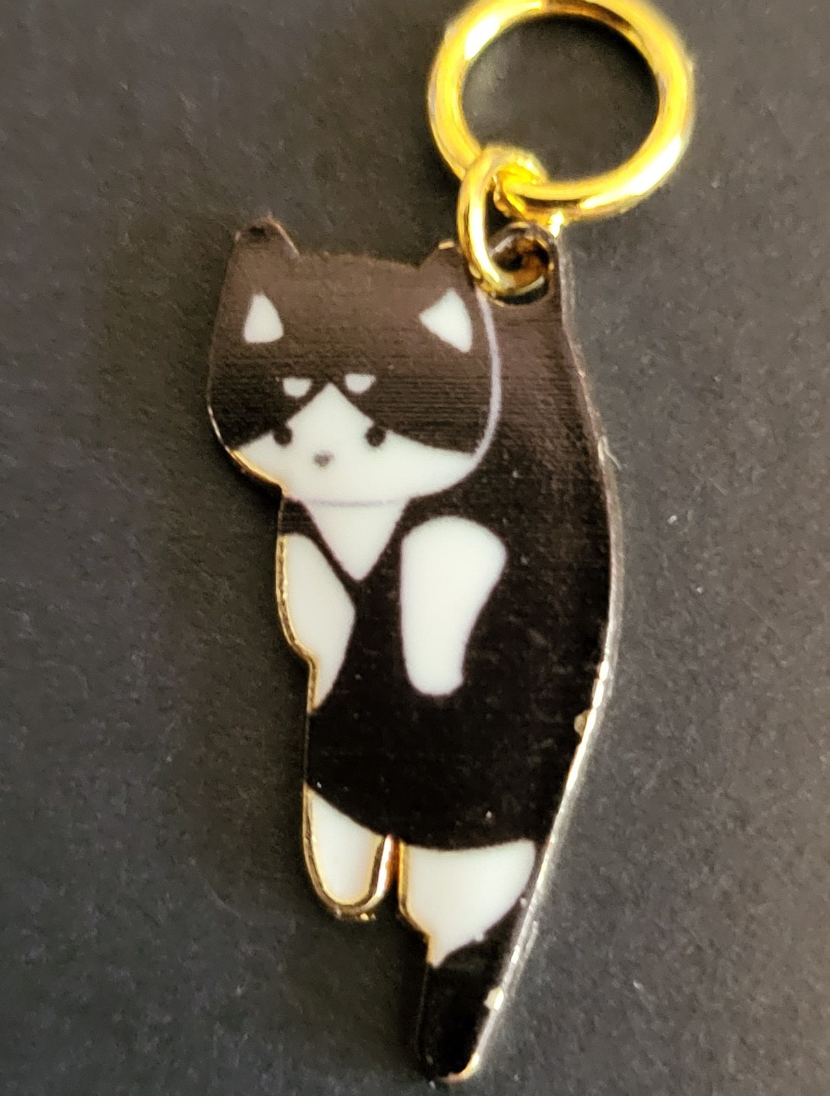 Stitch markers: 6 stages of acceptance - kitten edition