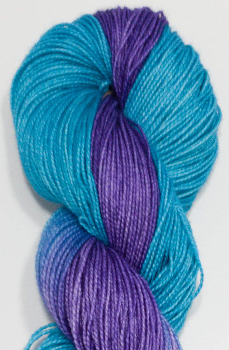 Purple Cow & Robin egg is how you make some fancy legs - Merino/Nylon