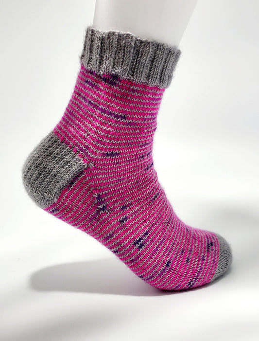 Knurly Burly socks - BFL/Merino/Nylon