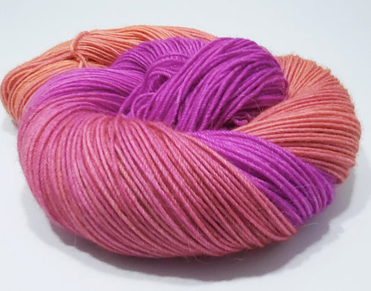 Peachy Blinder - Merino/Alpaca/Nylon