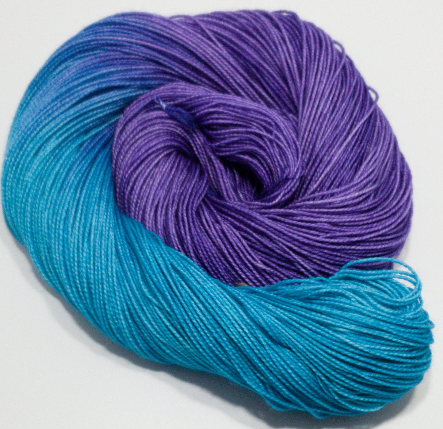 Purple Cow & Robin egg is how you make some fancy legs - Merino/Nylon